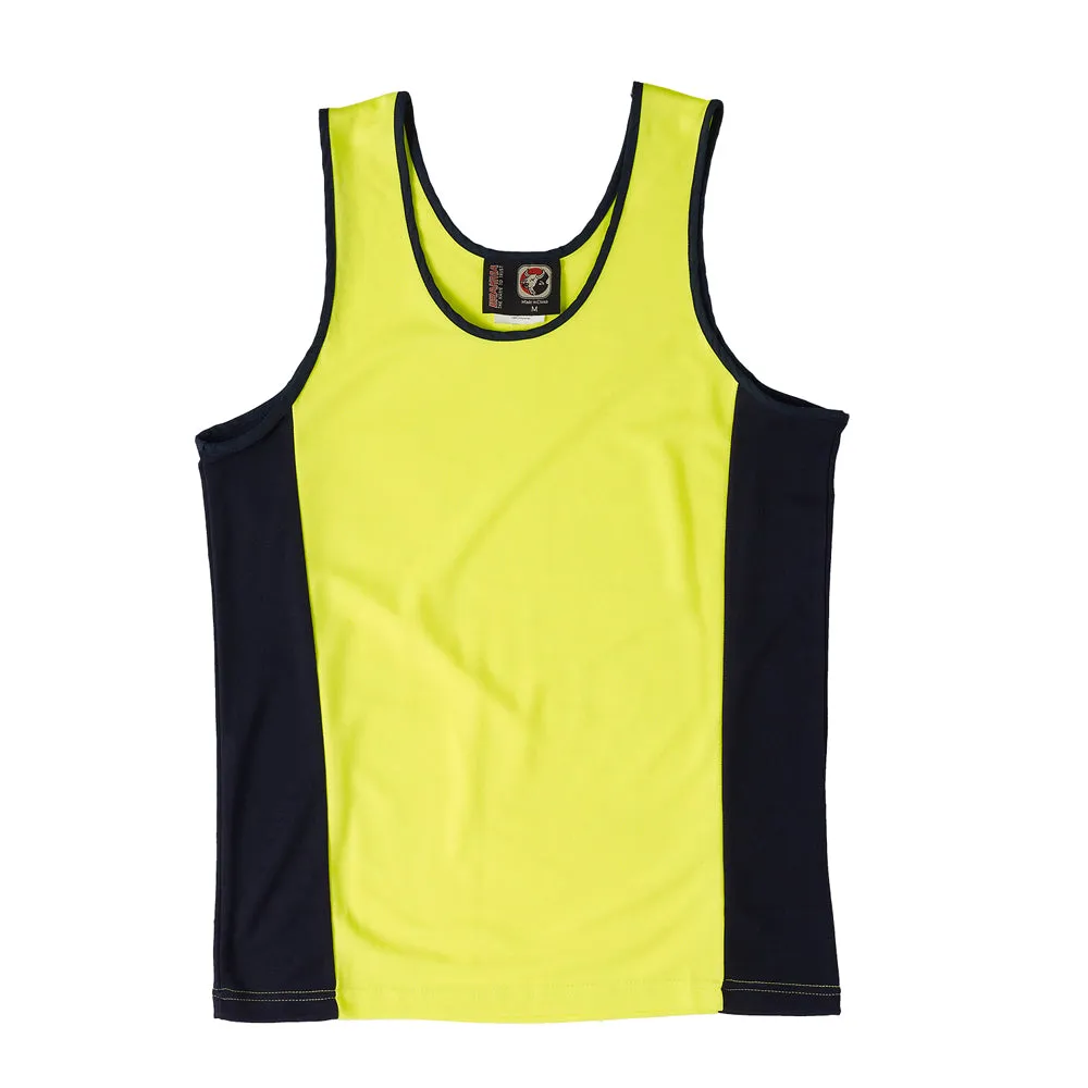 Hi Vis Workwear Singlet sold by Brahma