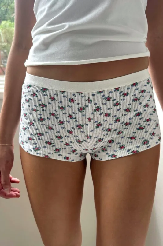 Keira Floral Thermal Underwear sold by Brandy Melville