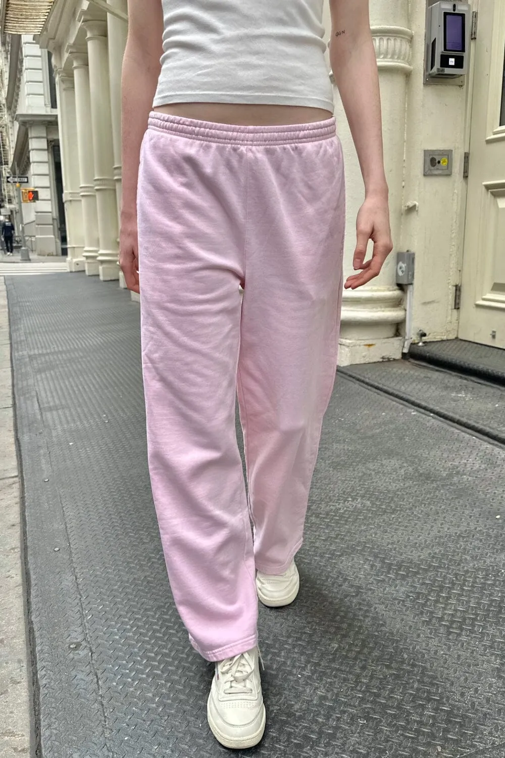 Brandy Melville Pink Rosa Sweatpants Anastasia Soft Light Pink
