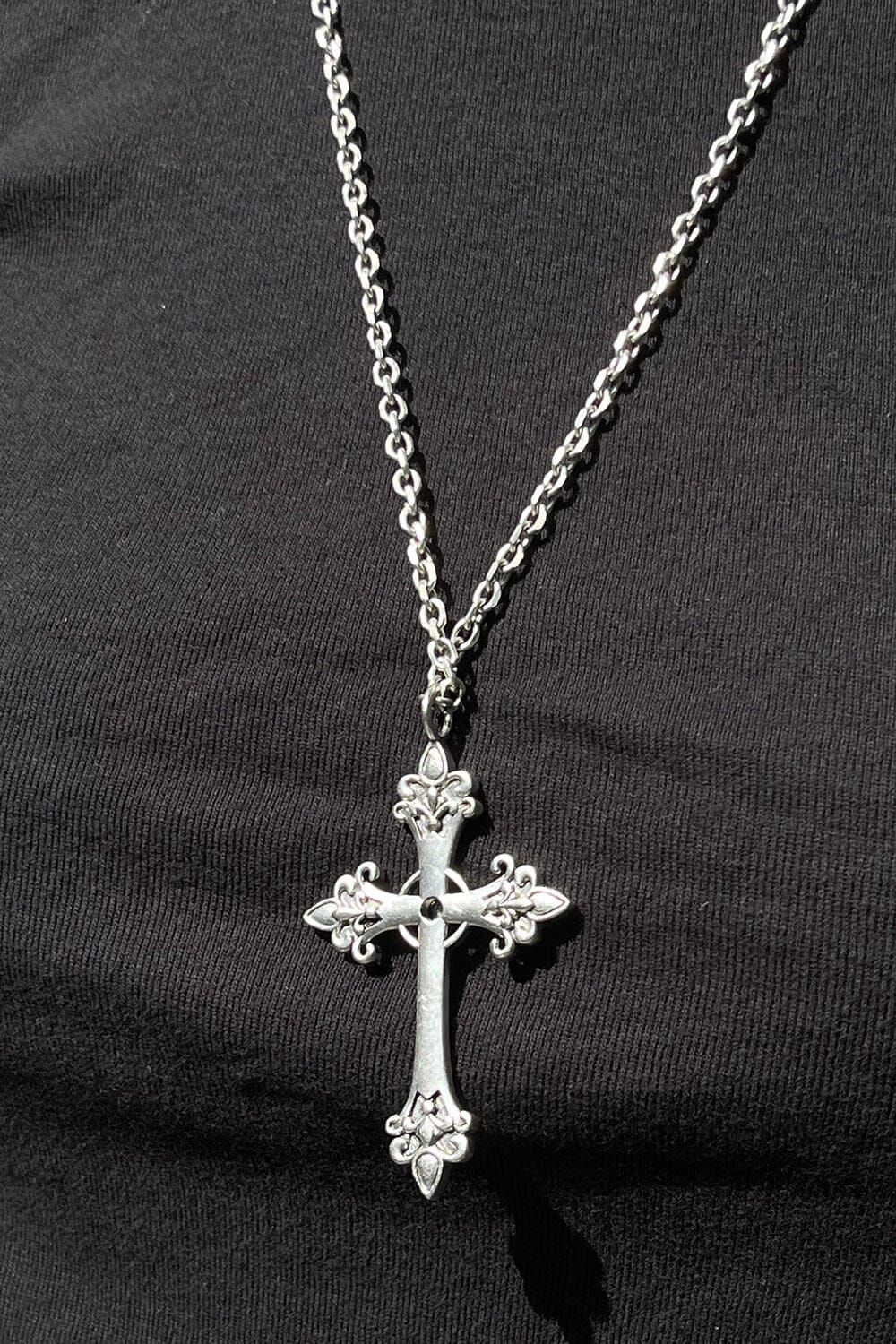 Chain Cross Necklace sold by Brandy Melville product image thumbnail 2