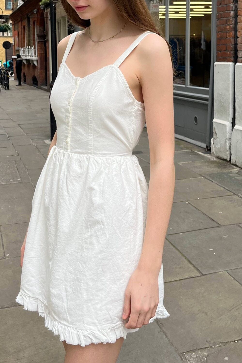 Tianna Raw Hem Dress sold by Brandy Melville product image thumbnail 3