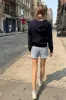 Ayla Cable Knit Hoodie sold by Brandy Melville