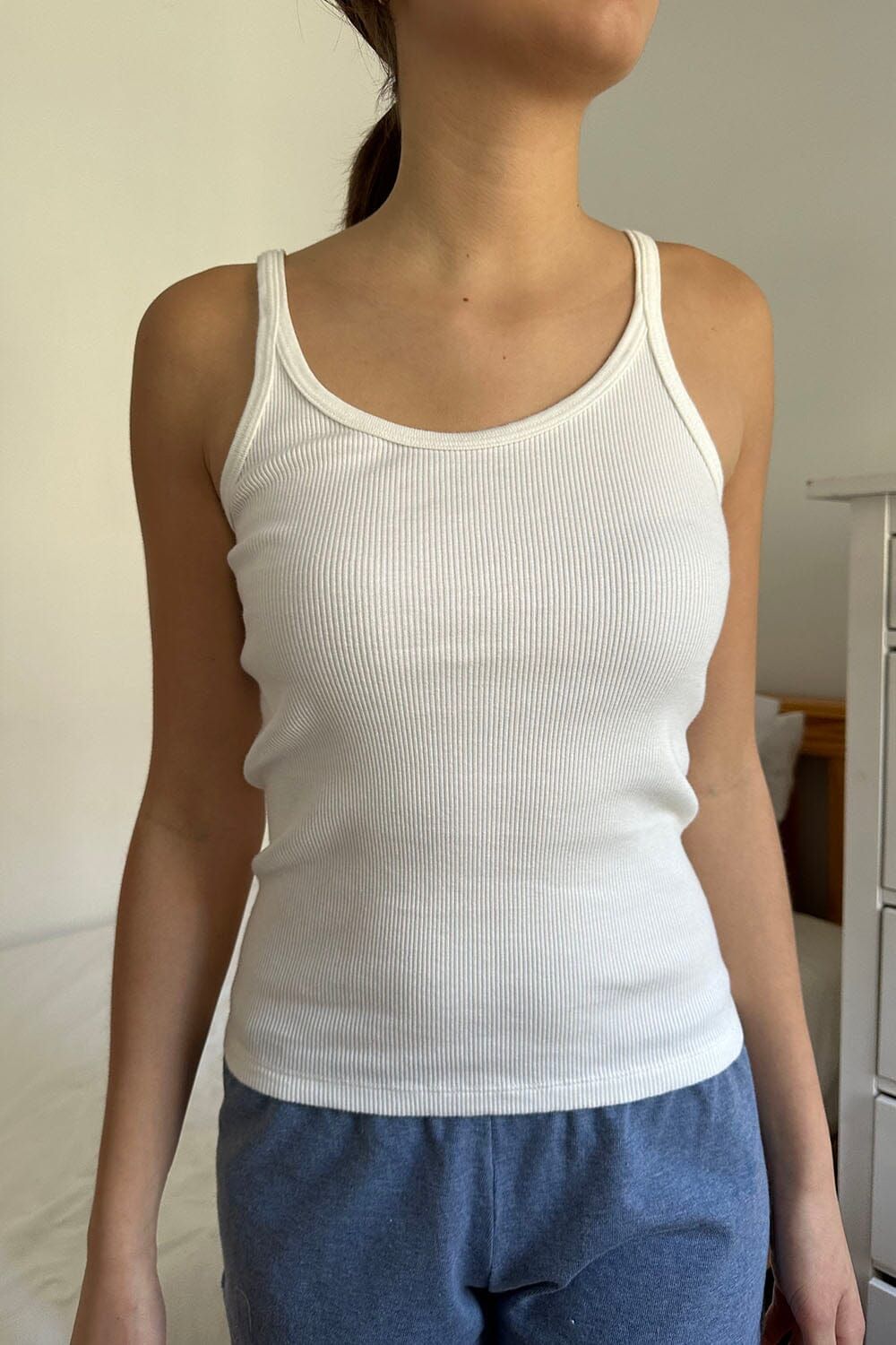 Beyonca Long Tank sold by Brandy Melville