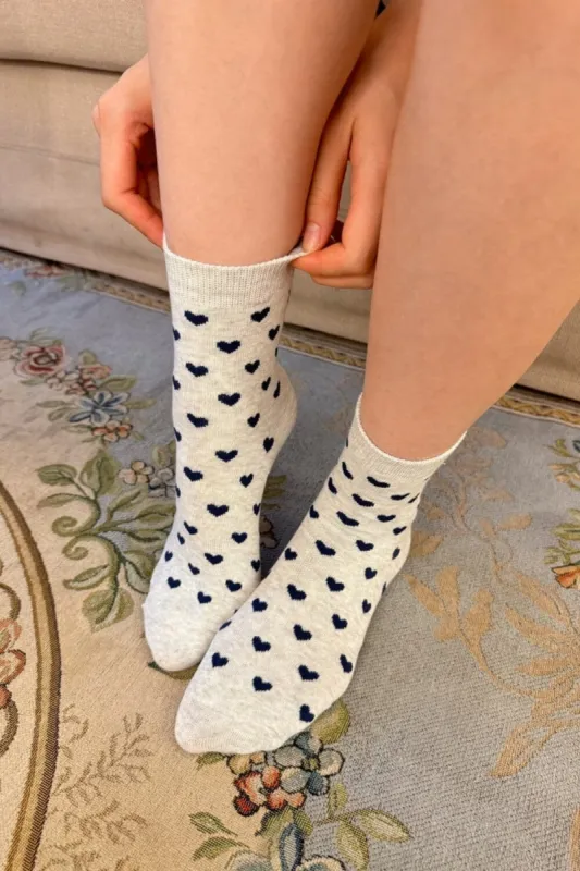 Hearts Socks sold by Brandy Melville