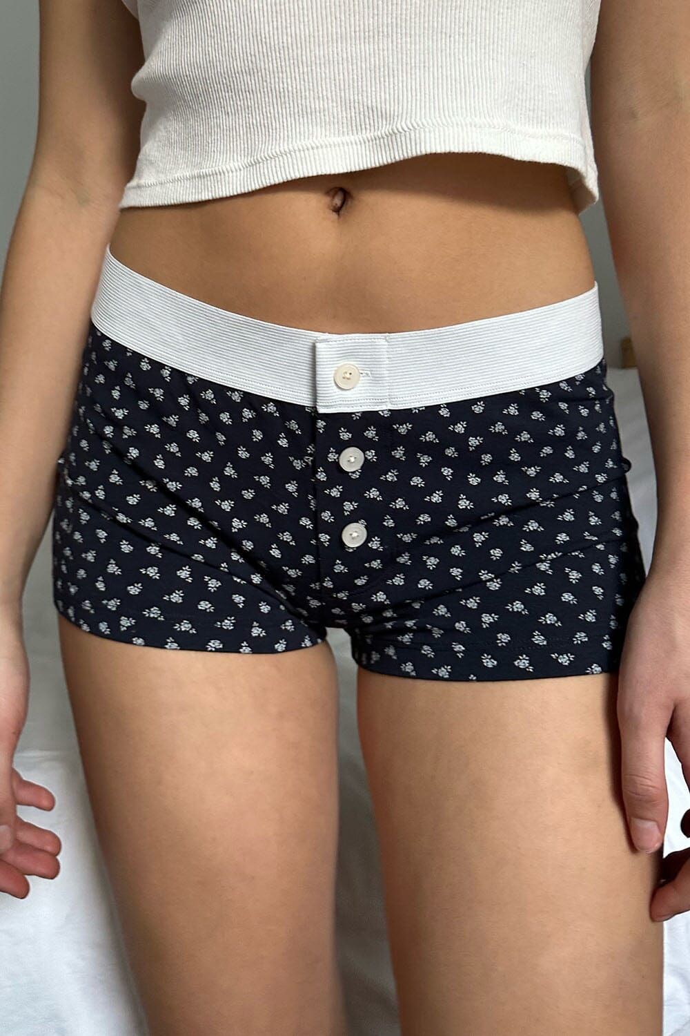 Boyshort Floral Underwear sold by Brandy Melville product image thumbnail 2