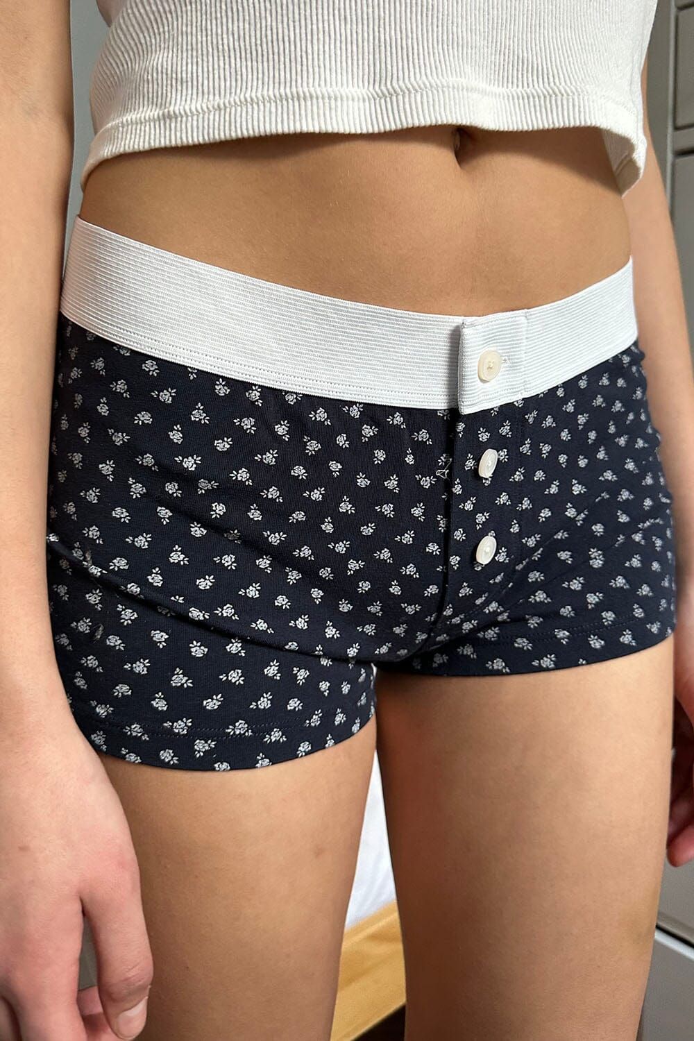 Boyshort Floral Underwear sold by Brandy Melville product image thumbnail 3