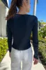 Paige Ruffle Long Sleeve Top sold by Brandy Melville