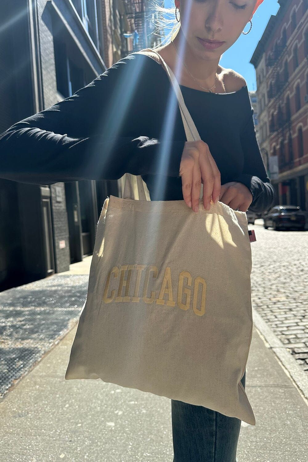 Chicago Tote Bag sold by Brandy Melville product image thumbnail 2