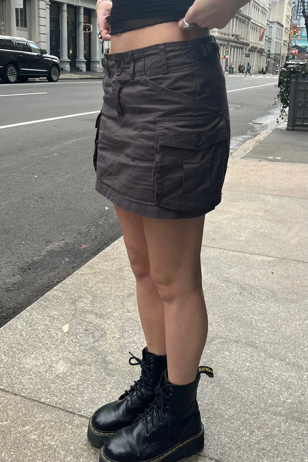 【NONCODE】Rivet buckled cargo skirt Amazon.com: WDIRARA Women's Cargo Skirt Utility Asymmetrical