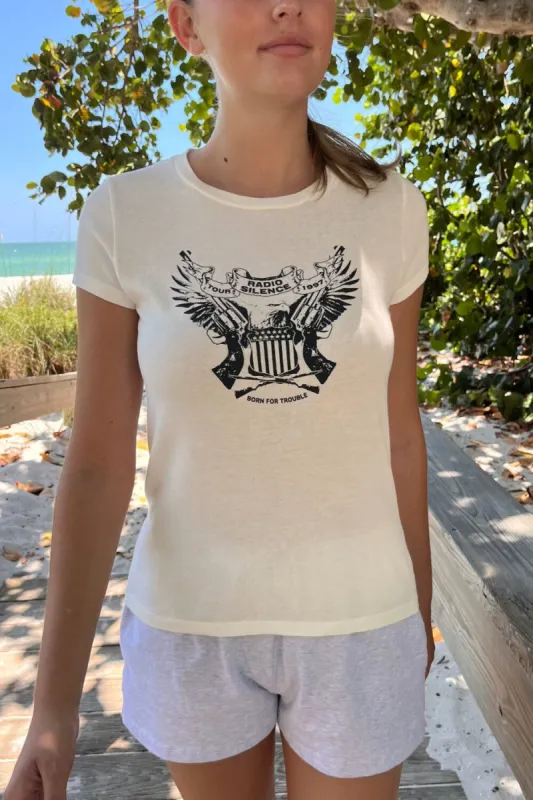 Chloe Radio Silence Top made by Brandy Melville