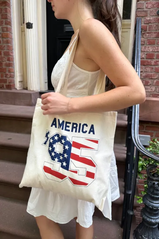 America '95 Tote Bag sold by Brandy Melville