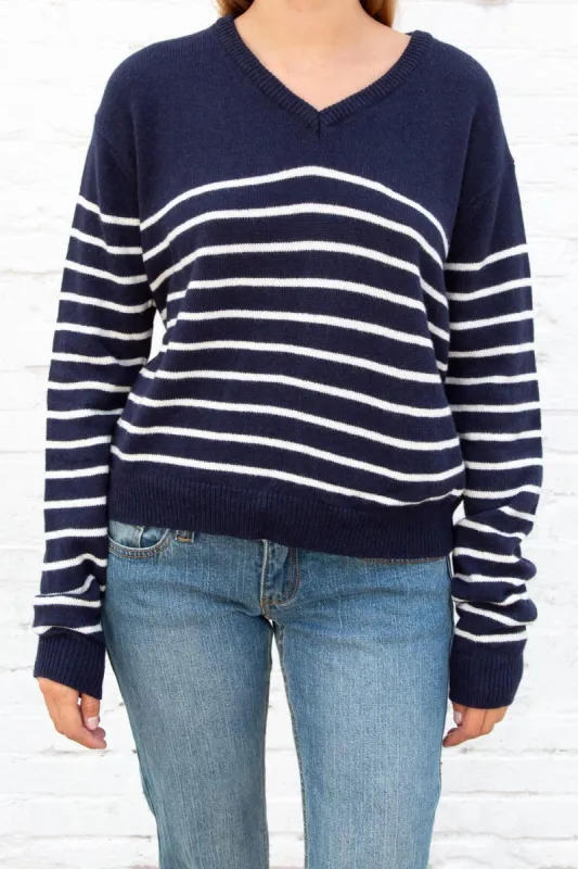 Demi Stripped Sweater sold by Brandy Melville