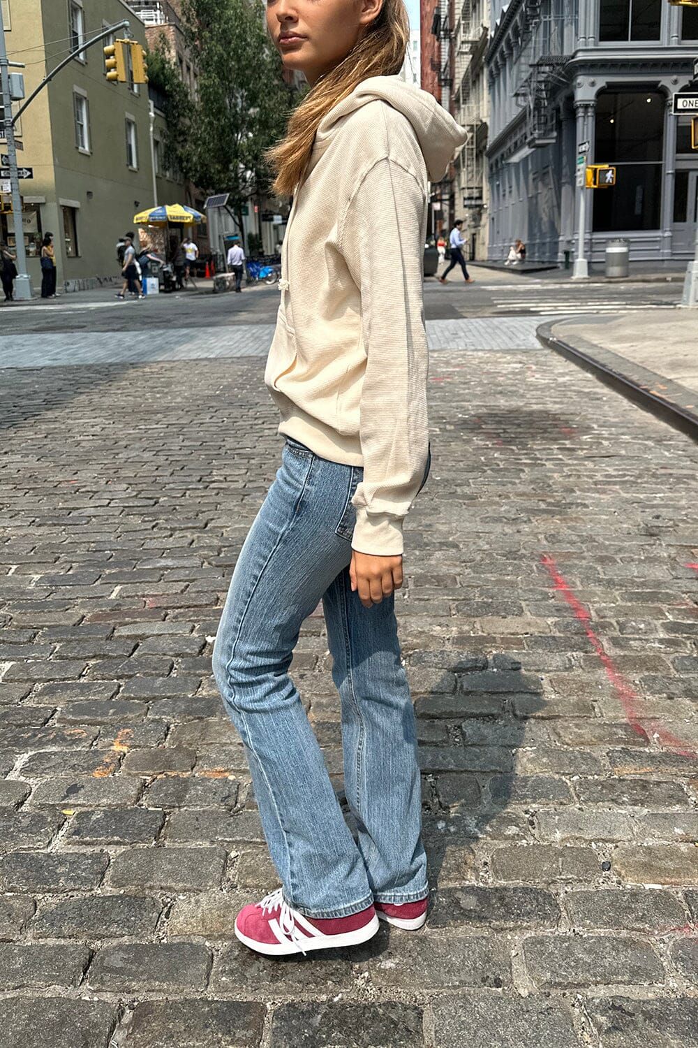 Christy Waffle Hoodie sold by Brandy Melville product image thumbnail 3