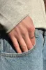 Silver Bow Ring sold by Brandy Melville