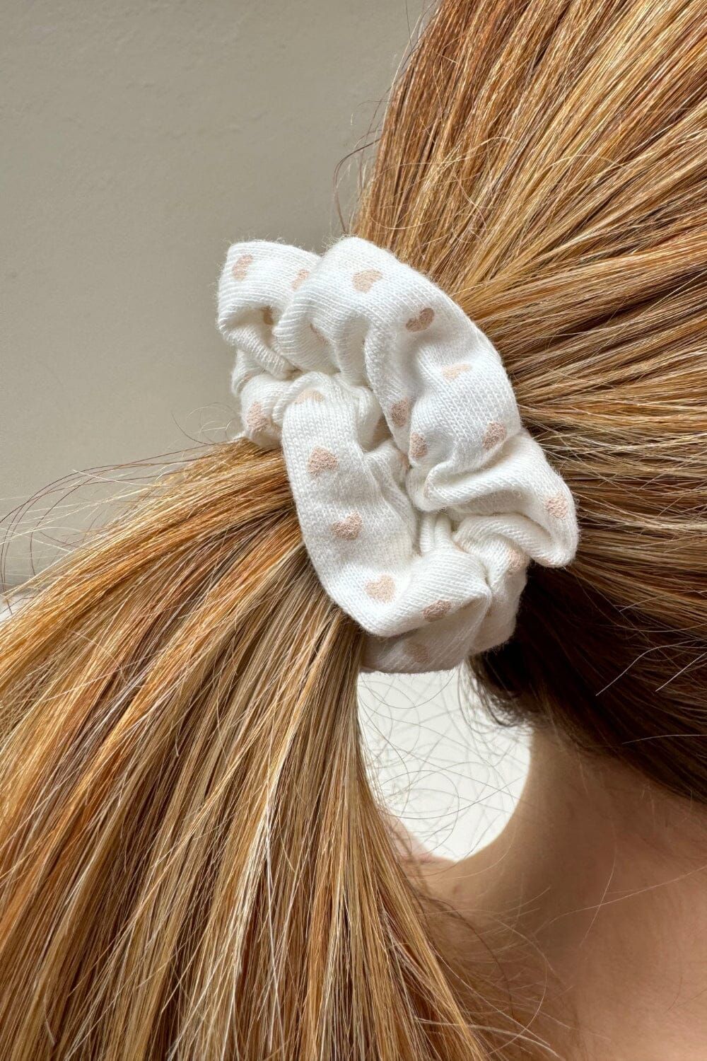 Thin Pink Heart Scrunchie sold by Brandy Melville product image thumbnail 3