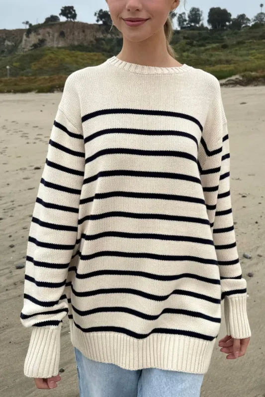 Brianna Cotton Thin Stripe Sweater sold by Brandy Melville