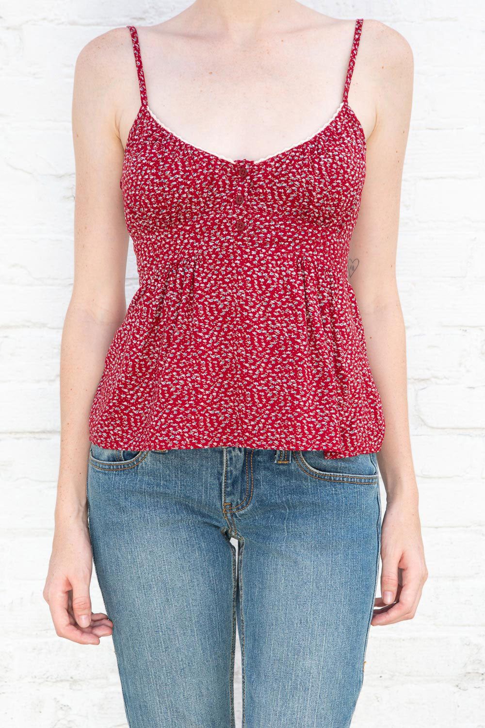 Tiffany Floral Tank sold by Brandy Melville