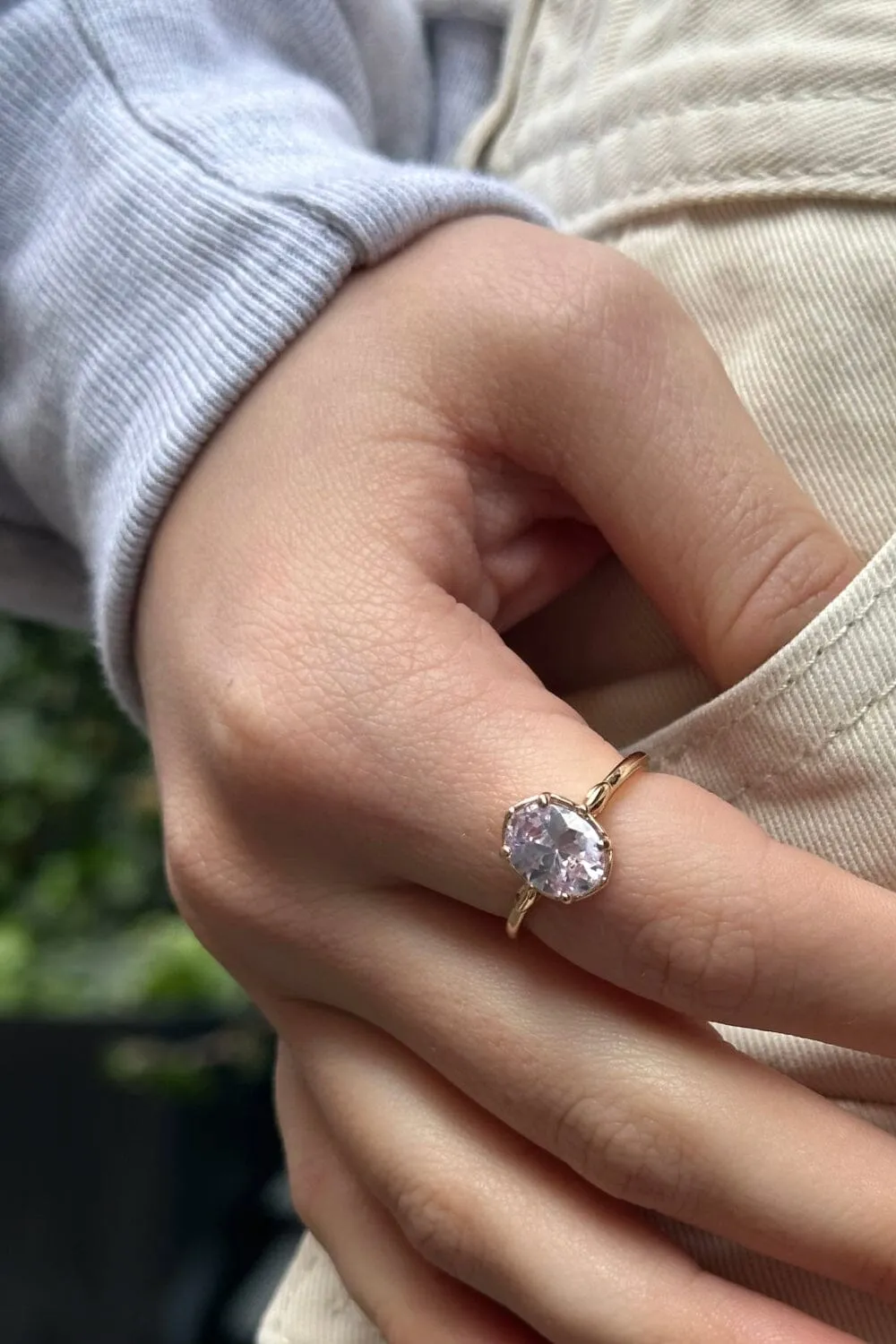 Opal Diamond Ring sold by Brandy Melville product image thumbnail 3