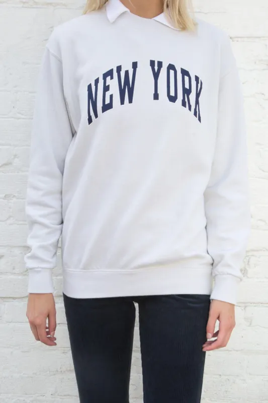 Erica New York Sweatshirt made by Brandy Melville