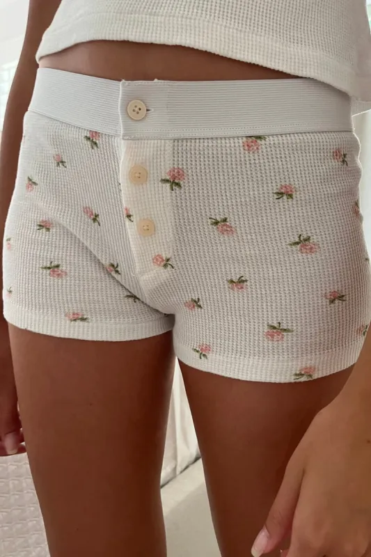 Floral Waffle Boy Short Underwear sold by Brandy Melville