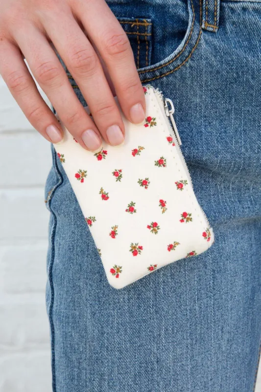 Floral Coin Purse sold by Brandy Melville