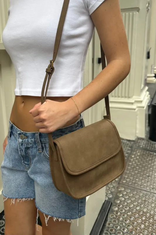 Suede Saddle Bag sold by Brandy Melville