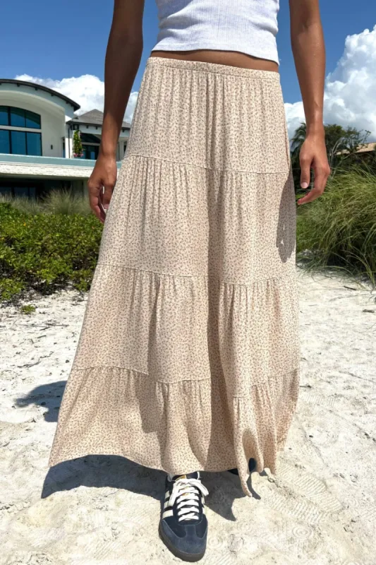 Izzy Floral Skirt sold by Brandy Melville