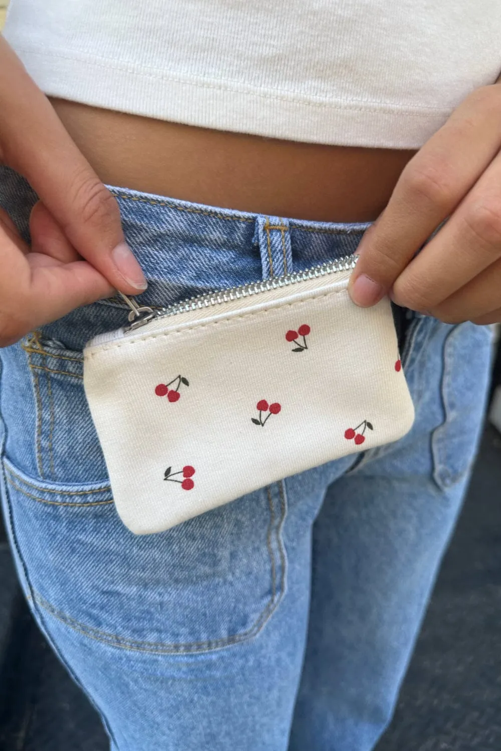 Cherry Coin Purse sold by Brandy Melville product image thumbnail 4