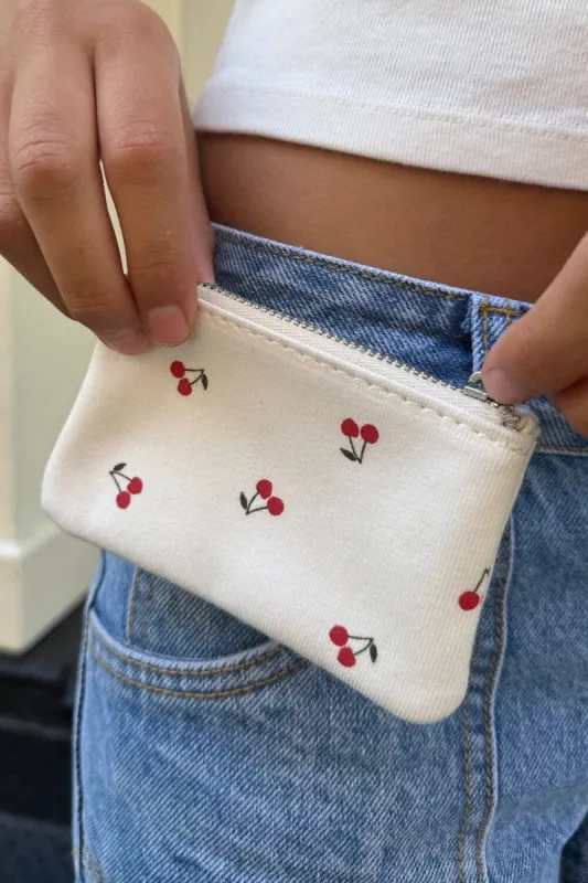 Cherry Coin Purse sold by Brandy Melville