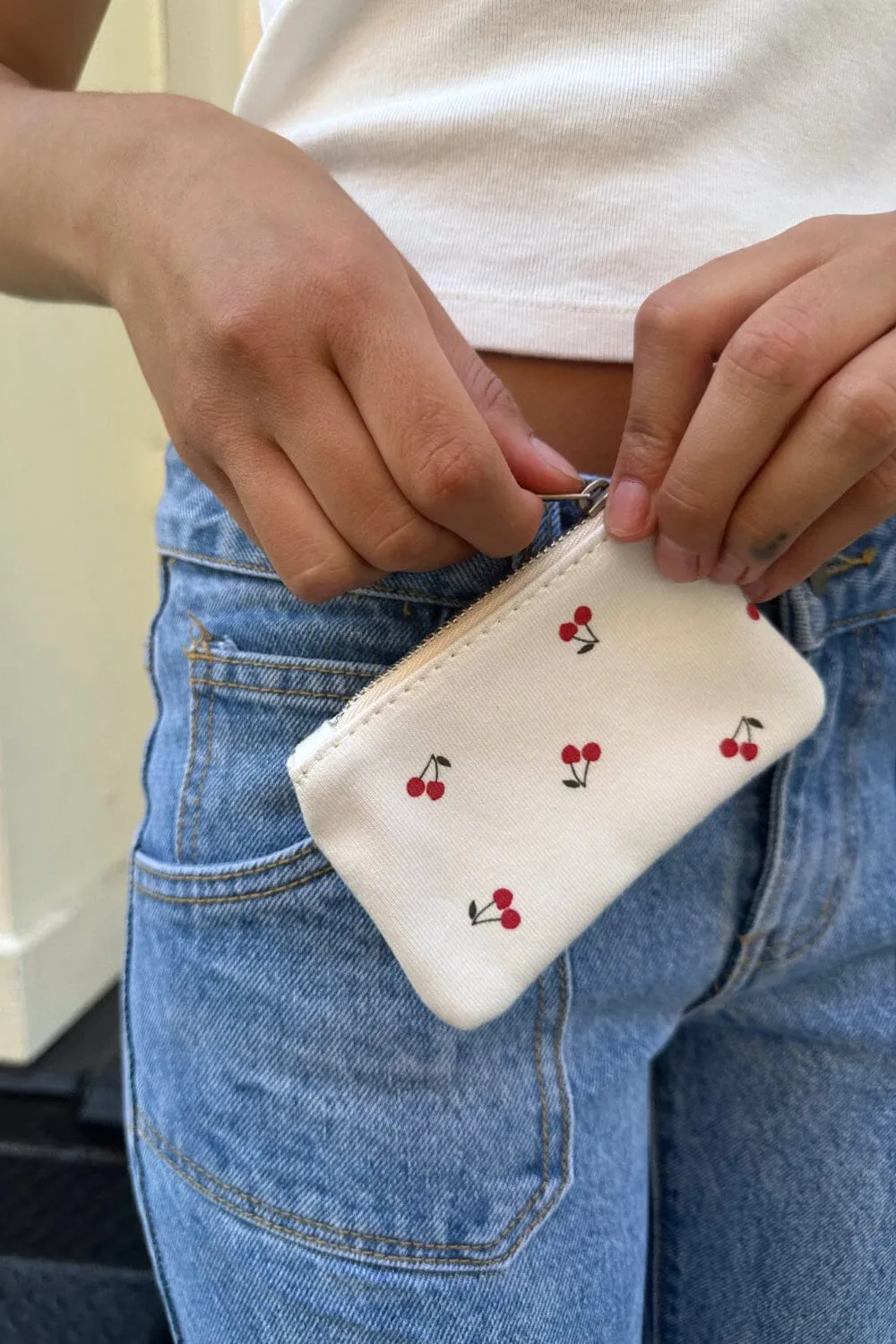 Cherry Coin Purse sold by Brandy Melville product image thumbnail 2
