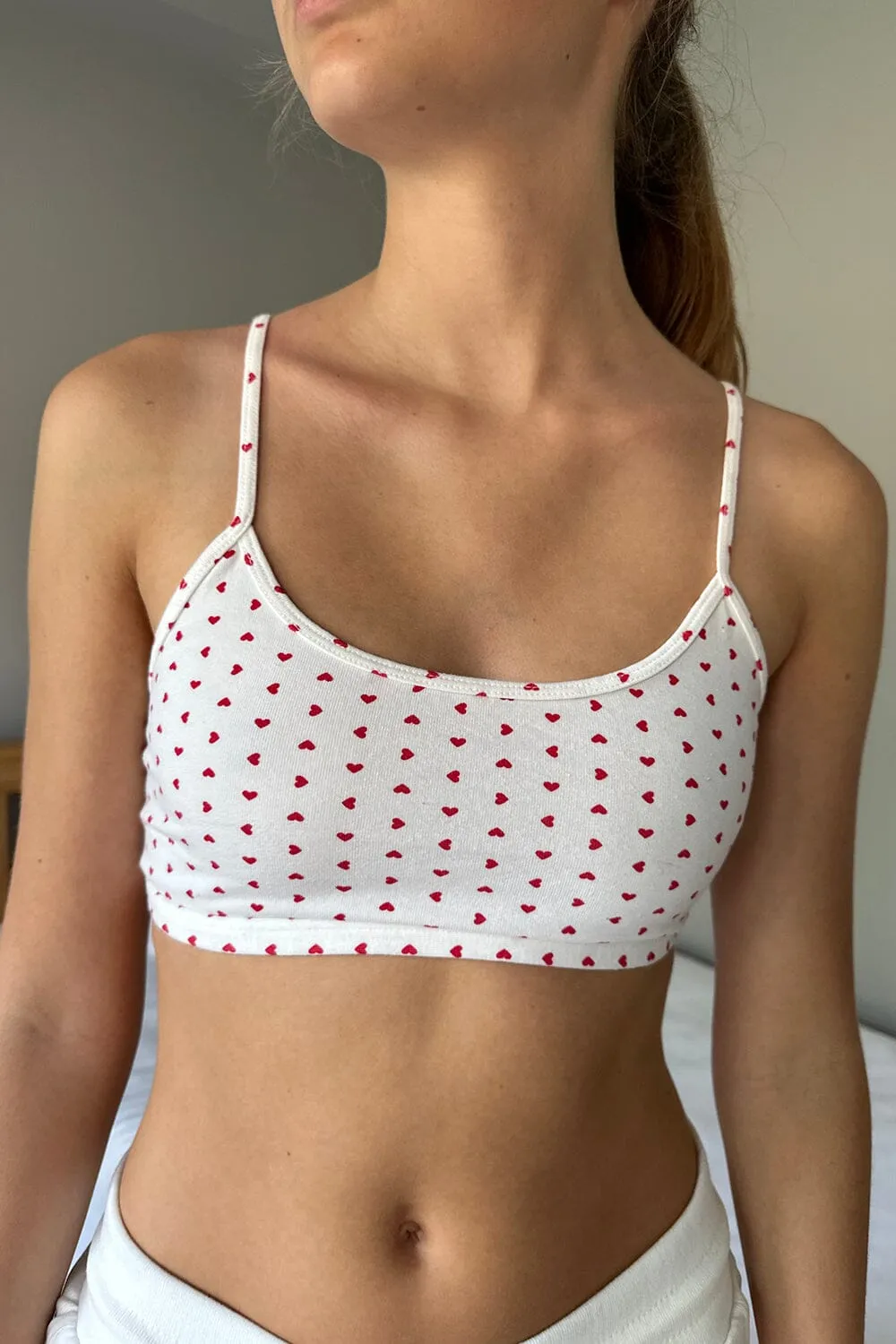 Laney Hearts Bra Top sold by Brandy Melville product image thumbnail 2