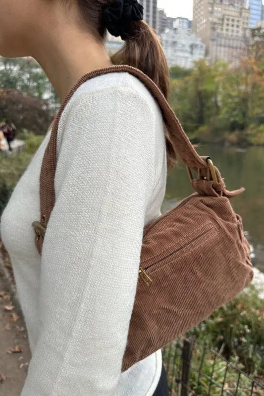 Corduroy Buckles bag made by Brandy Melville