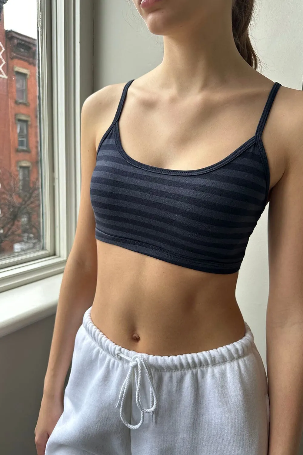 Laney Striped Bra Top sold by Brandy Melville