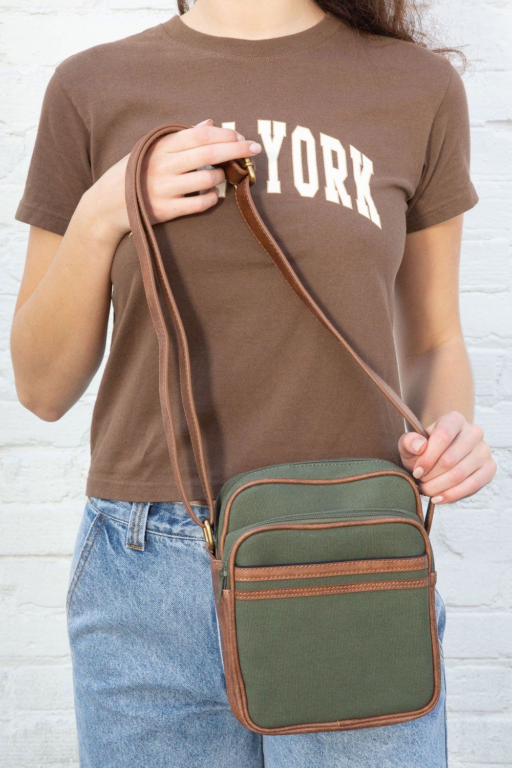 Canvas Satchel sold by Brandy Melville