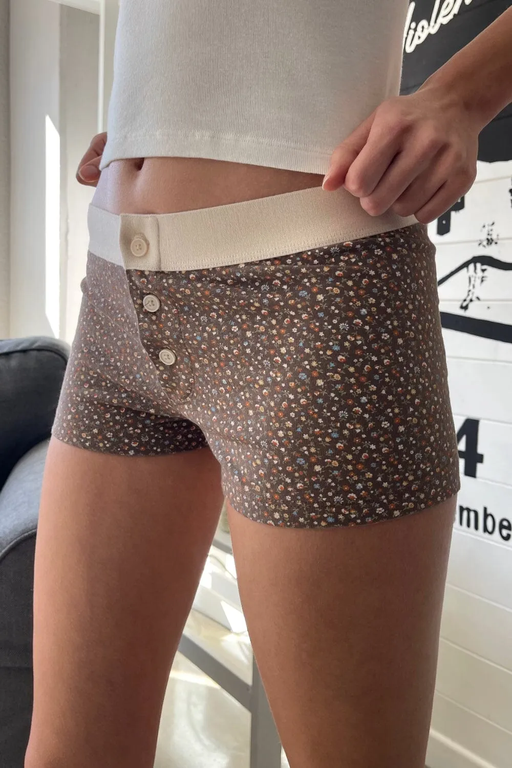 Floral Boyshort Underwear sold by Brandy Melville product image thumbnail 4