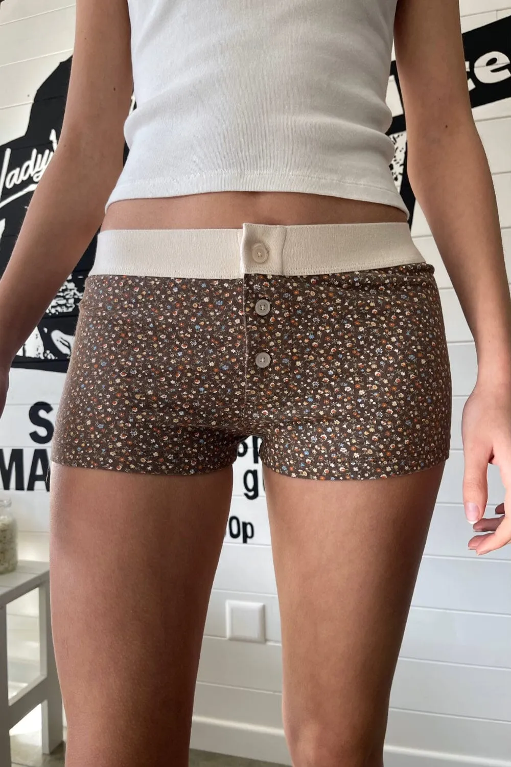 Floral Boyshort Underwear sold by Brandy Melville