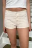 Boy Short Thick Ribbed Striped Underwear sold by Brandy Melville