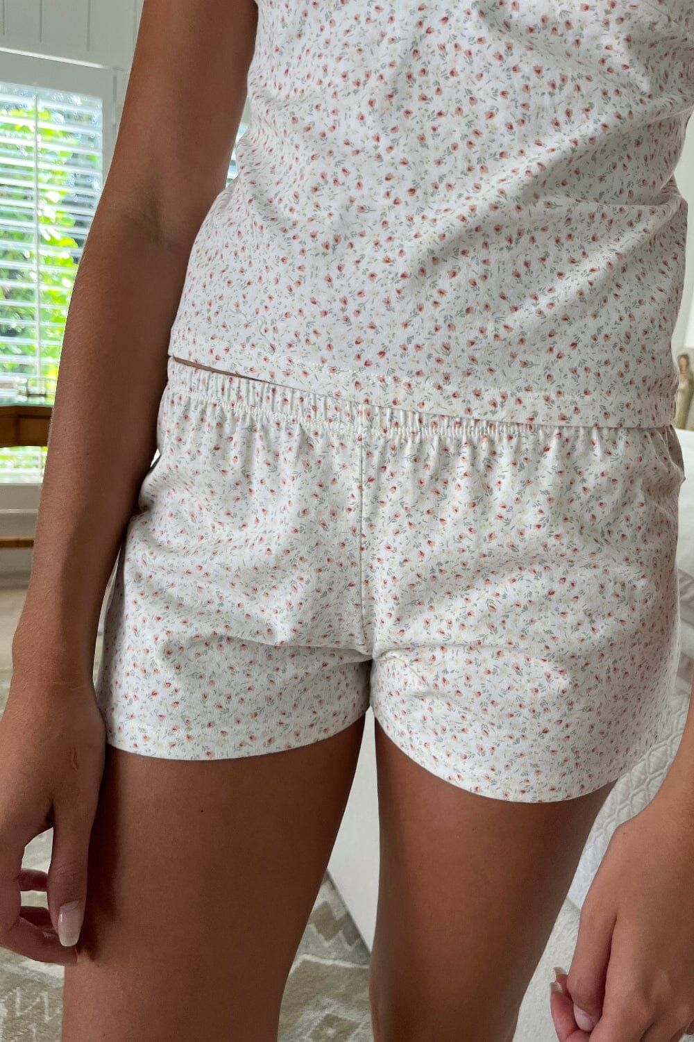 Emery Floral Sweatshorts sold by Brandy Melville product image thumbnail 3