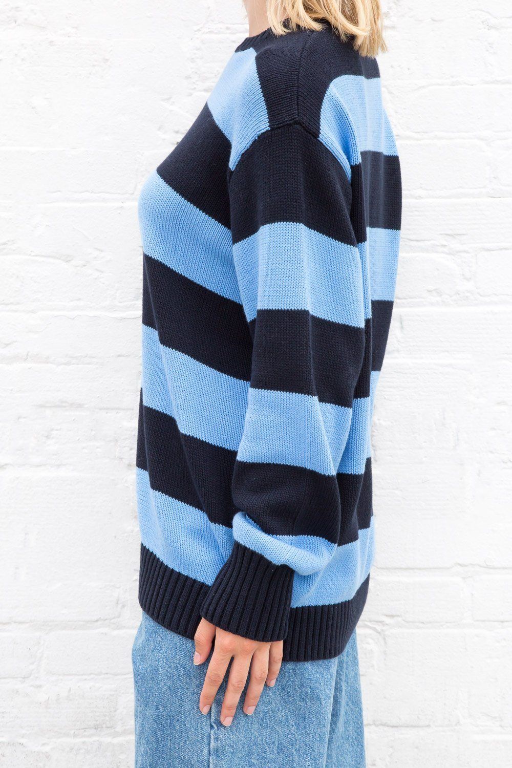 Brianna Cotton Thick Stripe Sweater sold by Brandy Melville product image thumbnail 2