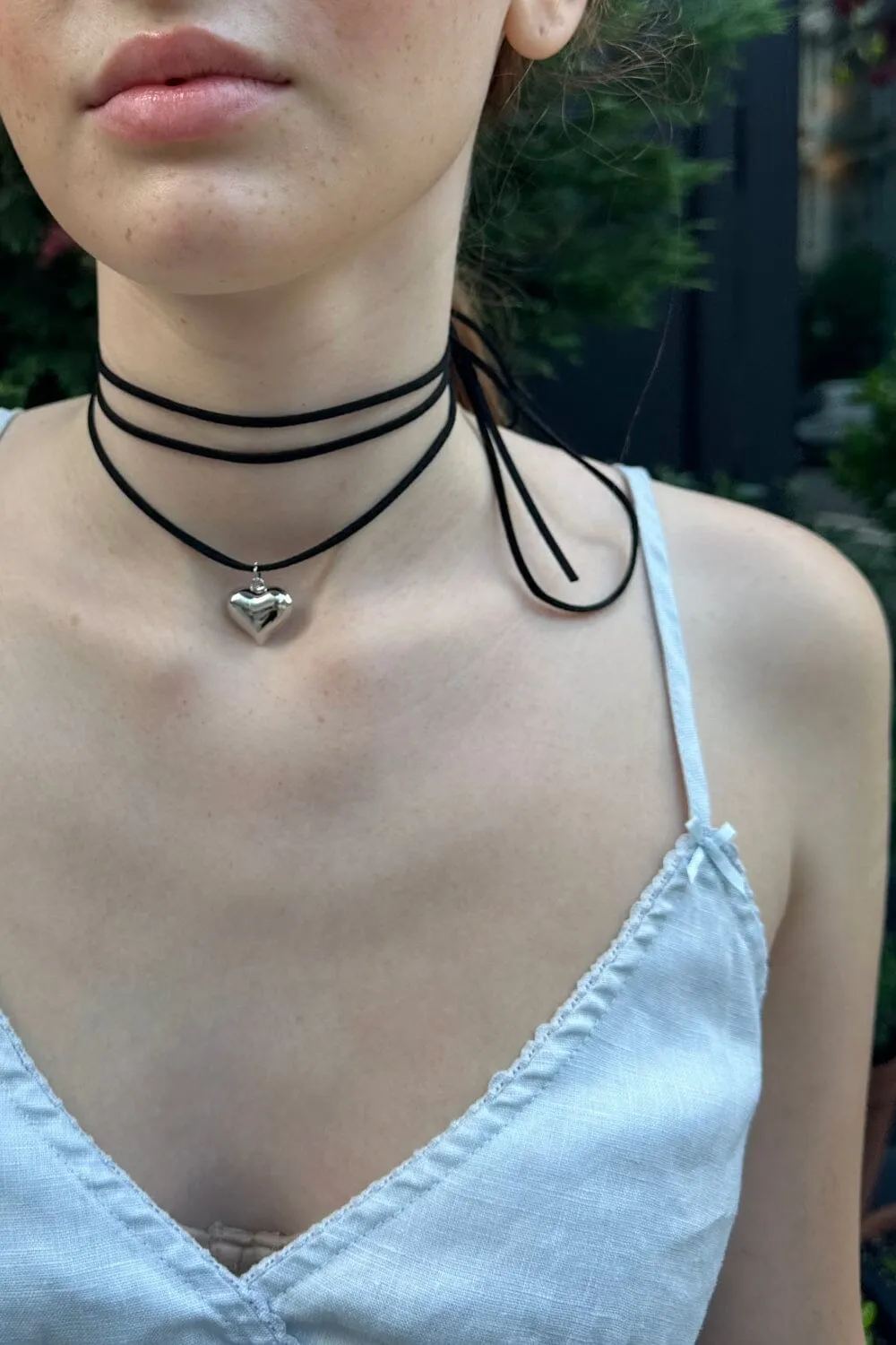 Rope Heart Necklace sold by Brandy Melville product image thumbnail 3
