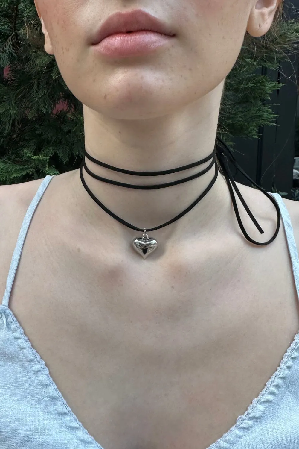 Rope Heart Necklace sold by Brandy Melville product image thumbnail 2