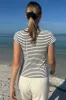 Hailie Long Striped Top sold by Brandy Melville
