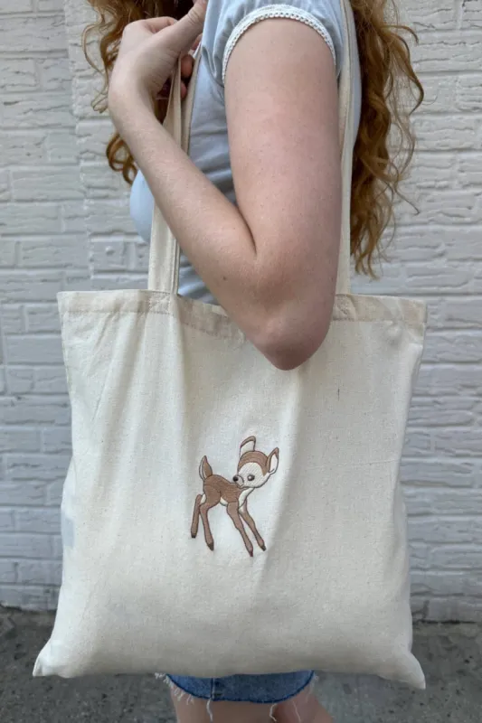 Deer Tote Bag sold by Brandy Melville