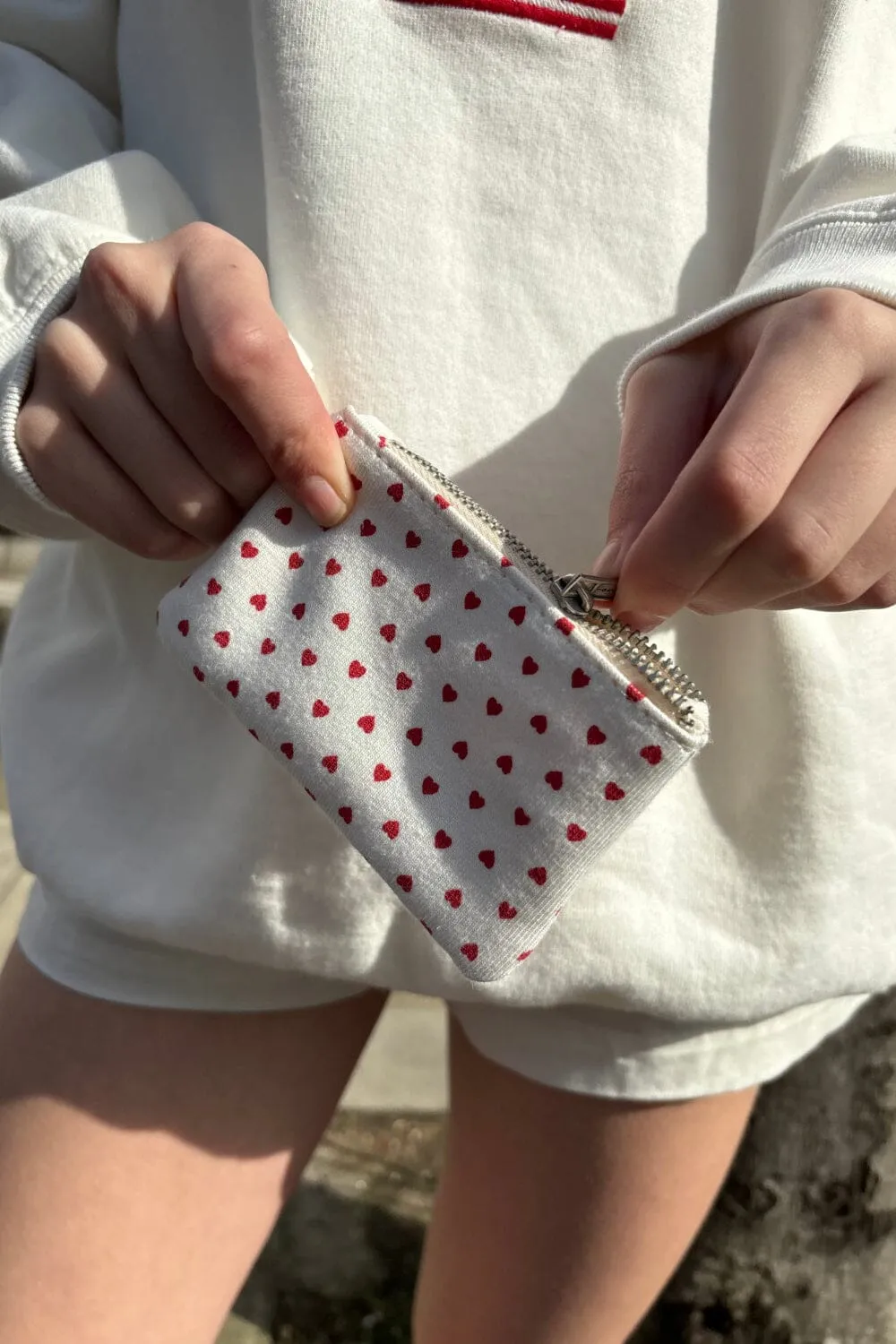 Heart Coin Purse sold by Brandy Melville product image thumbnail 3