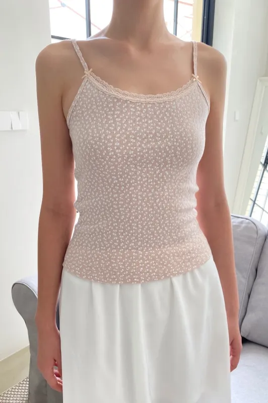 Skylar Floral Tank sold by Brandy Melville