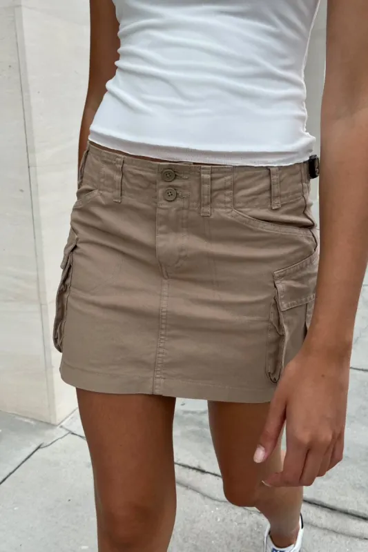 Beverly Cargo Mini Skirt sold by Brandy Melville