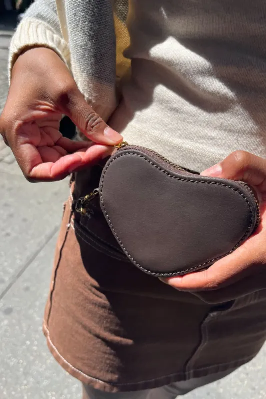 Heart Coin Purse sold by Brandy Melville
