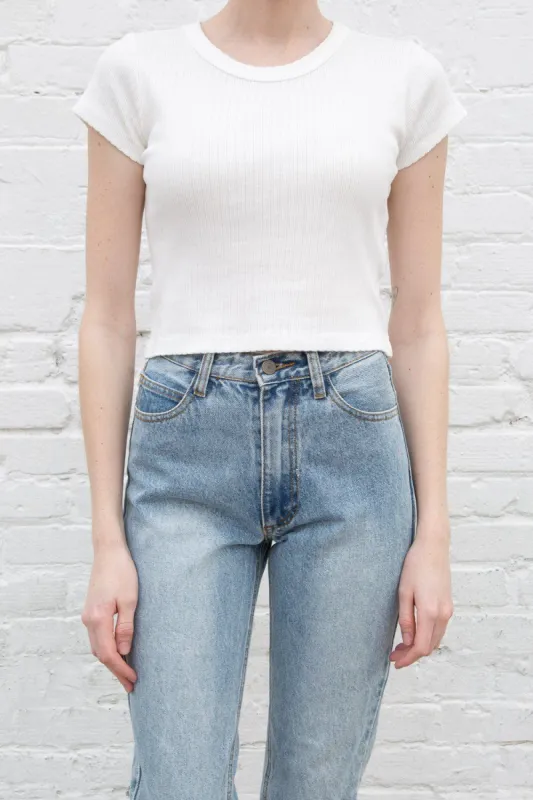 Ashlyn Ribbed Top sold by Brandy Melville