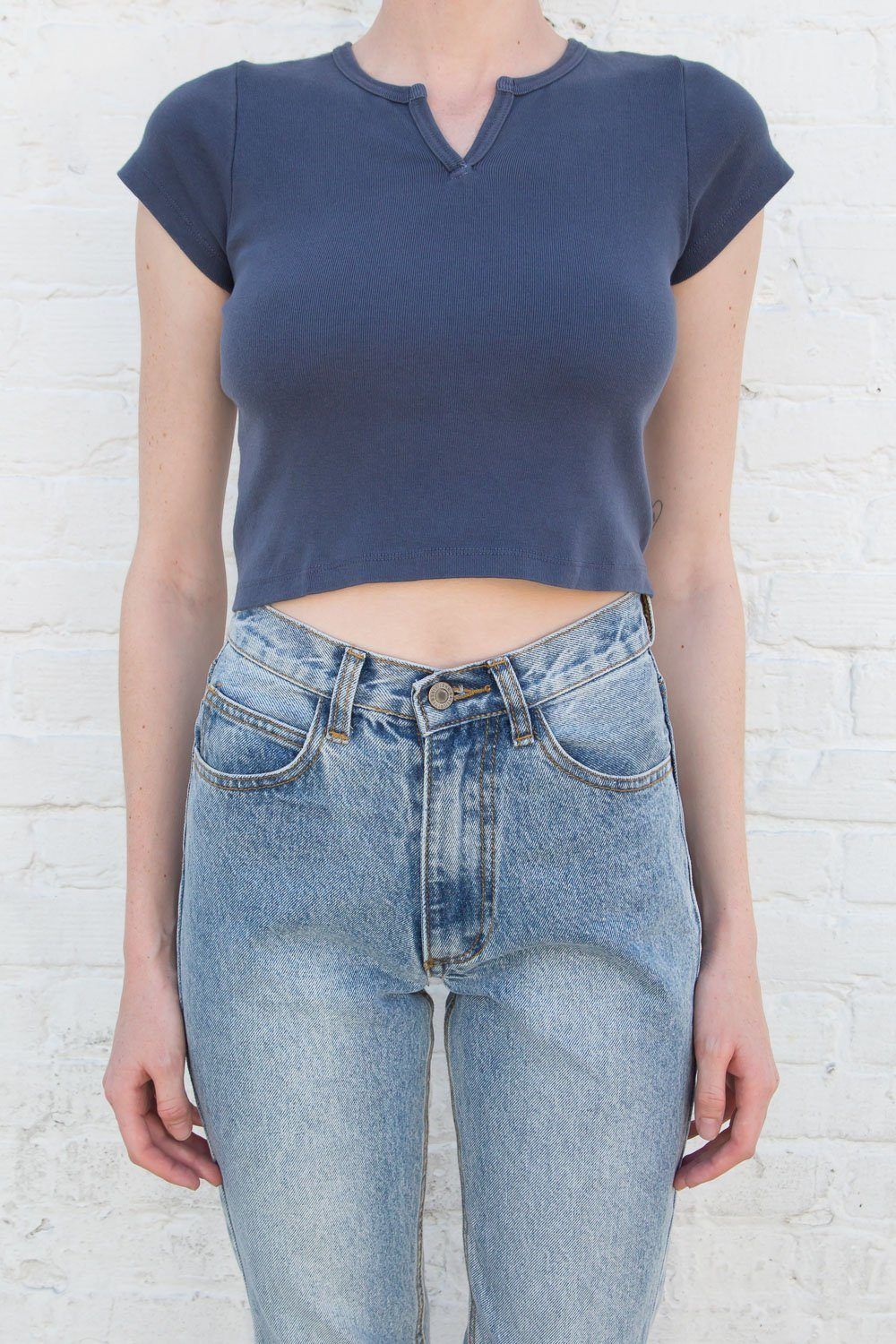 Ashlyn V Notch Top sold by Brandy Melville product image thumbnail 25