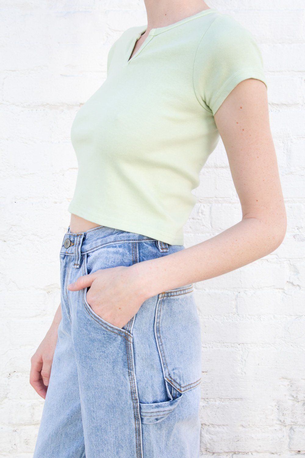 Ashlyn V Notch Top sold by Brandy Melville product image thumbnail 34